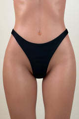 Sexy Strappy Criss Cross High Leg Brazilian Cheeky Thong Bikini Bottom